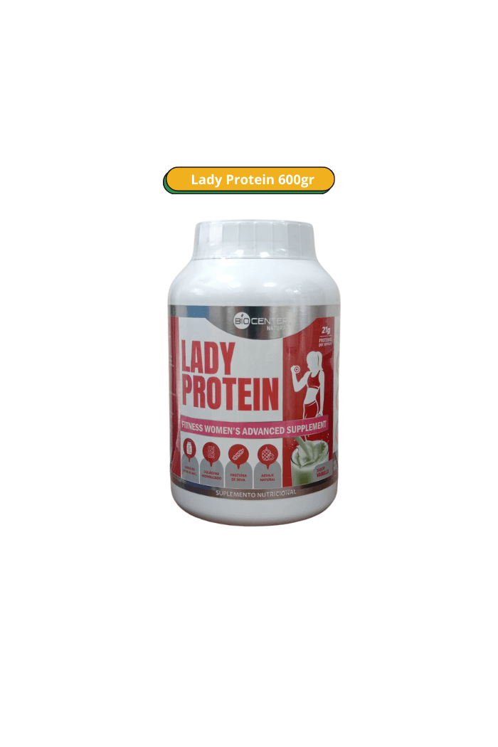 LADY PROTEIN VAINILLA x600gr - BIOCENTER NATURAL